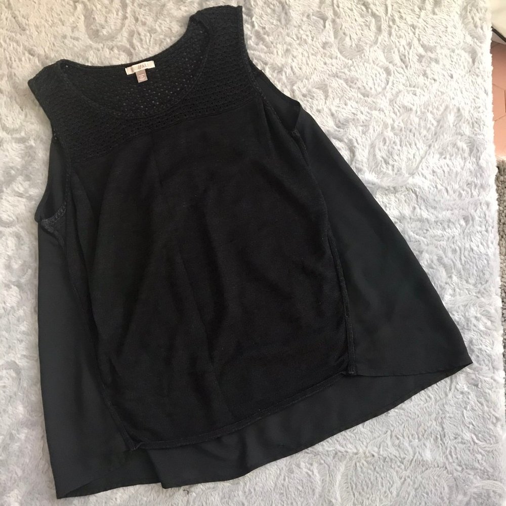 ROZ & ALI tank top blouse tunic 2X